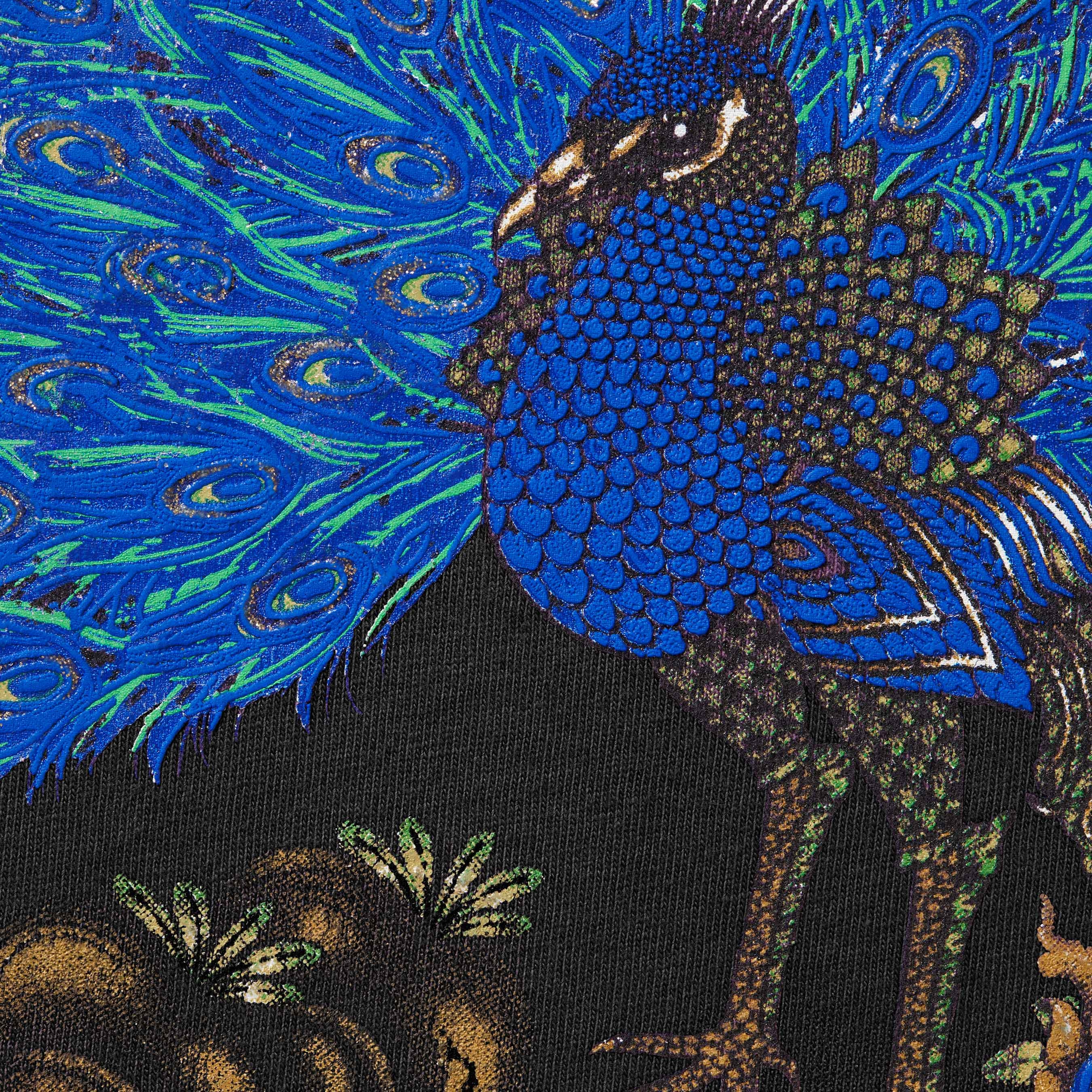 Supreme Peacock S S Top (FW25) - Black - $88