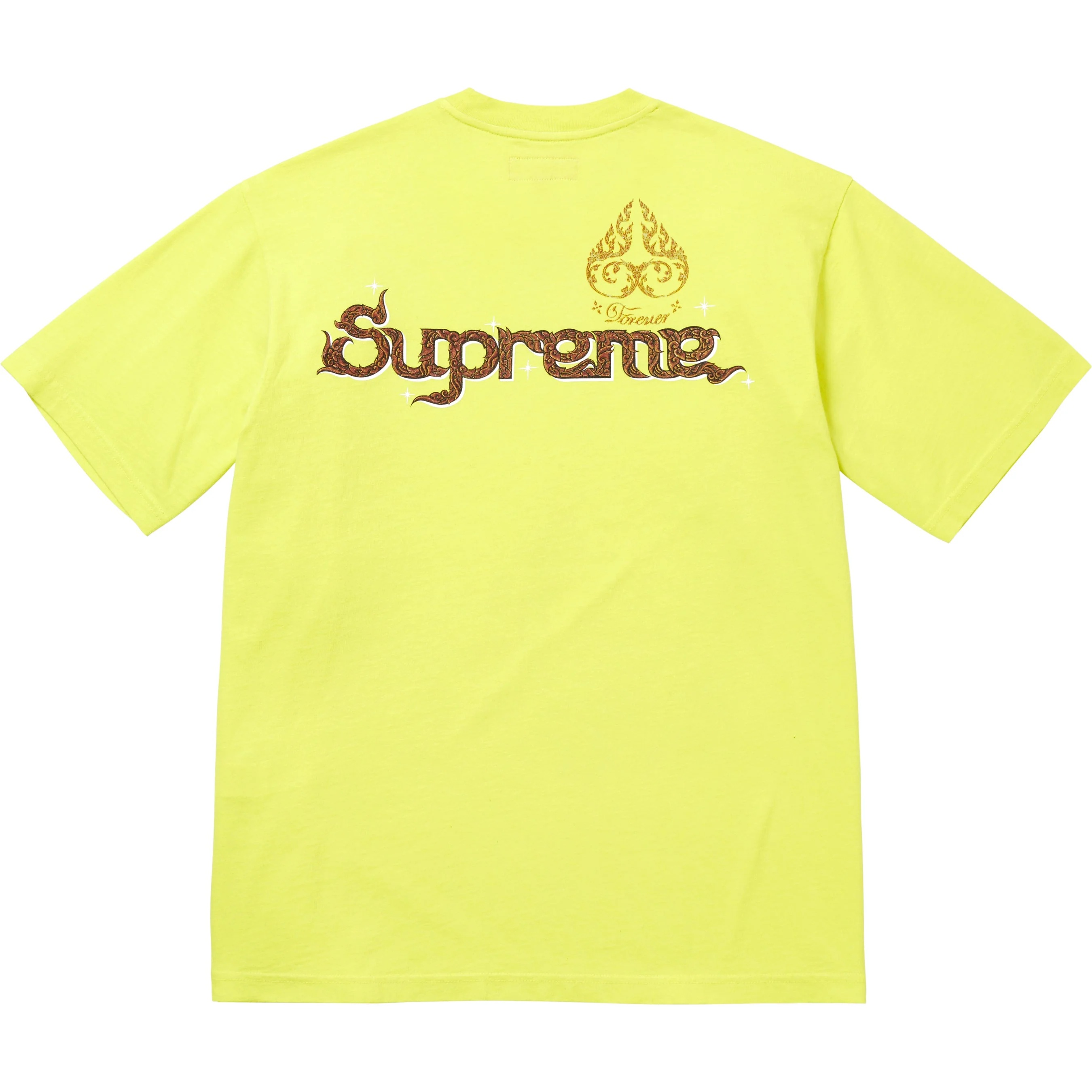 Supreme Peacock S S Top (FW25) - Lime - $88