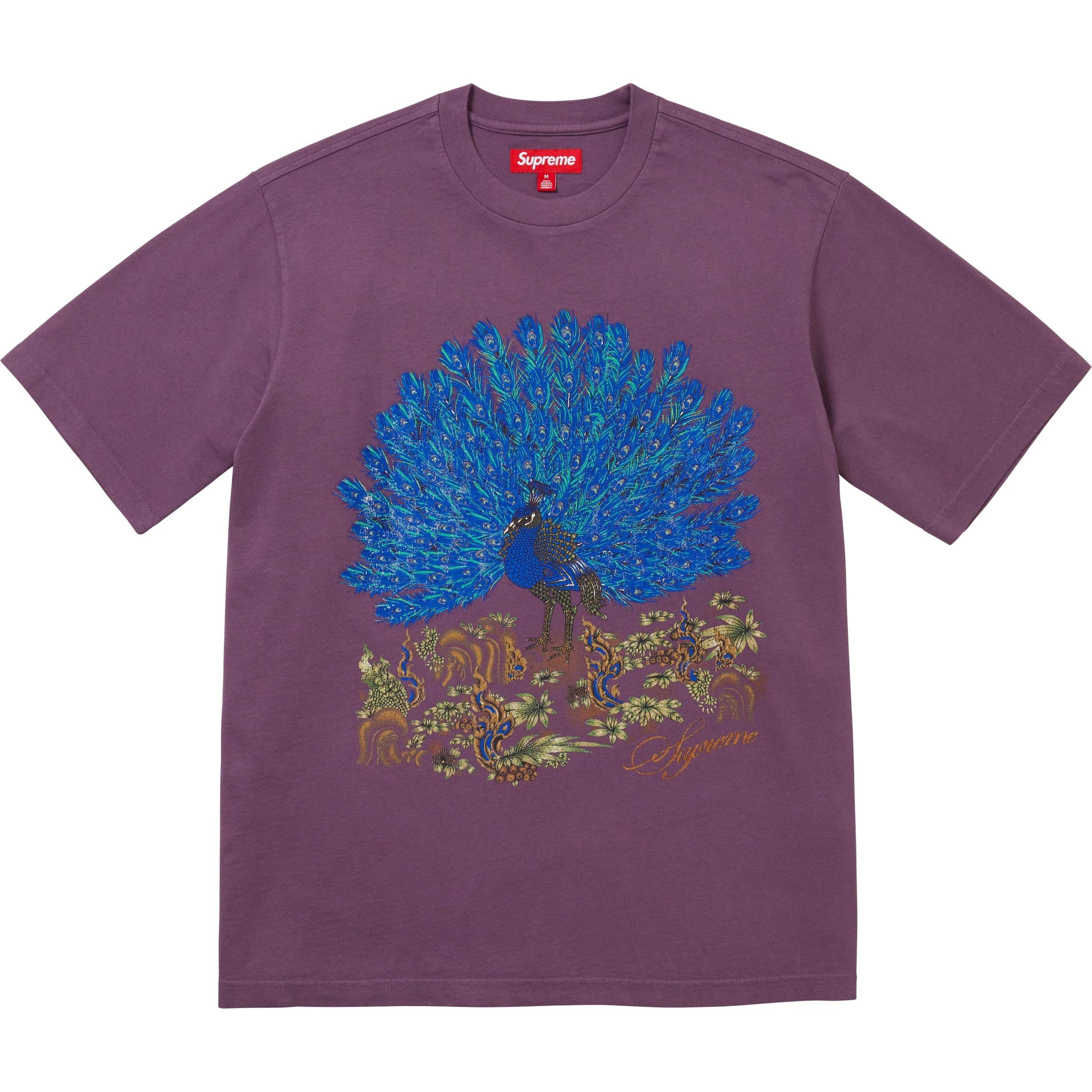 Supreme Peacock S S Top (FW25) - Purple - $88
