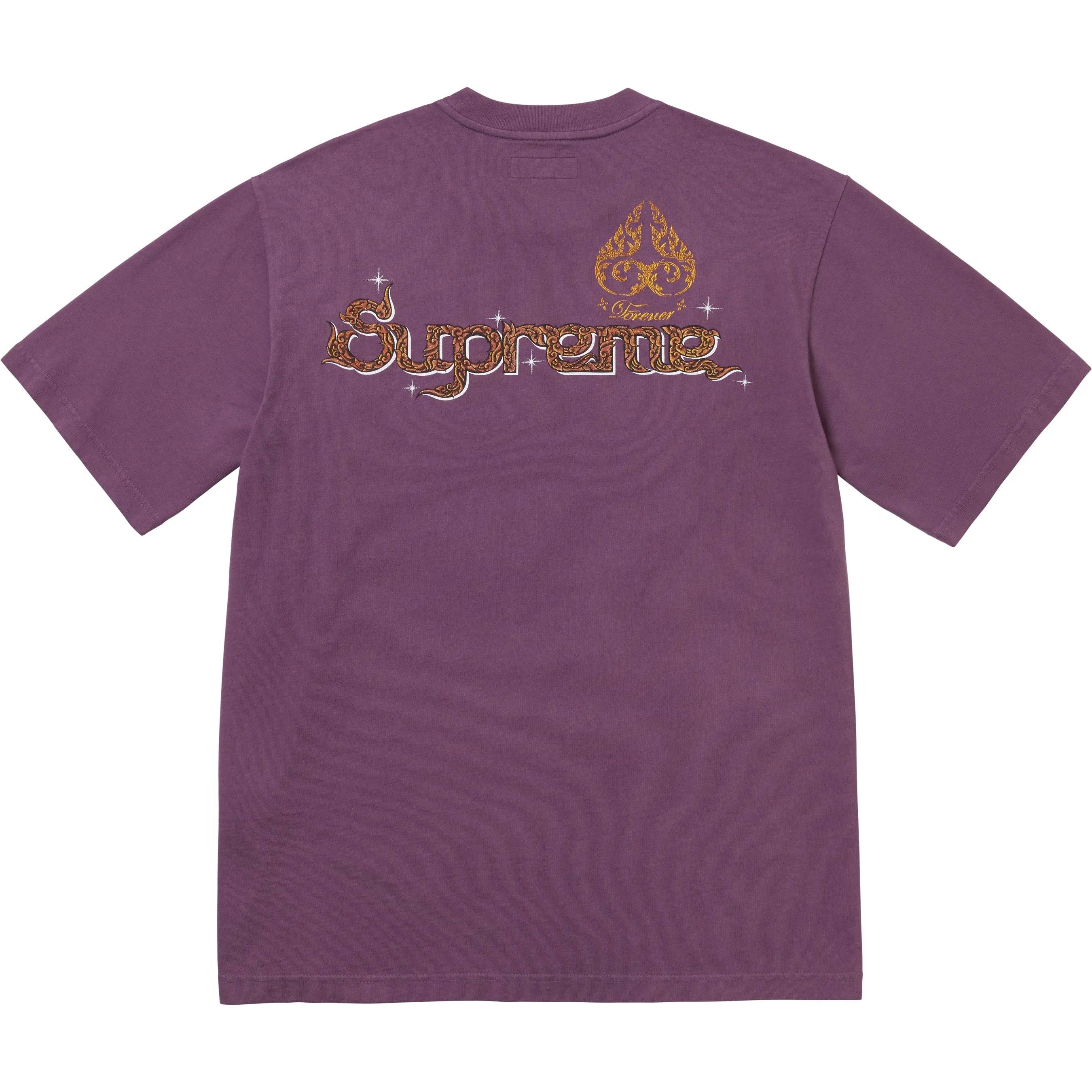 Supreme Peacock S S Top (FW25) - Purple - $88