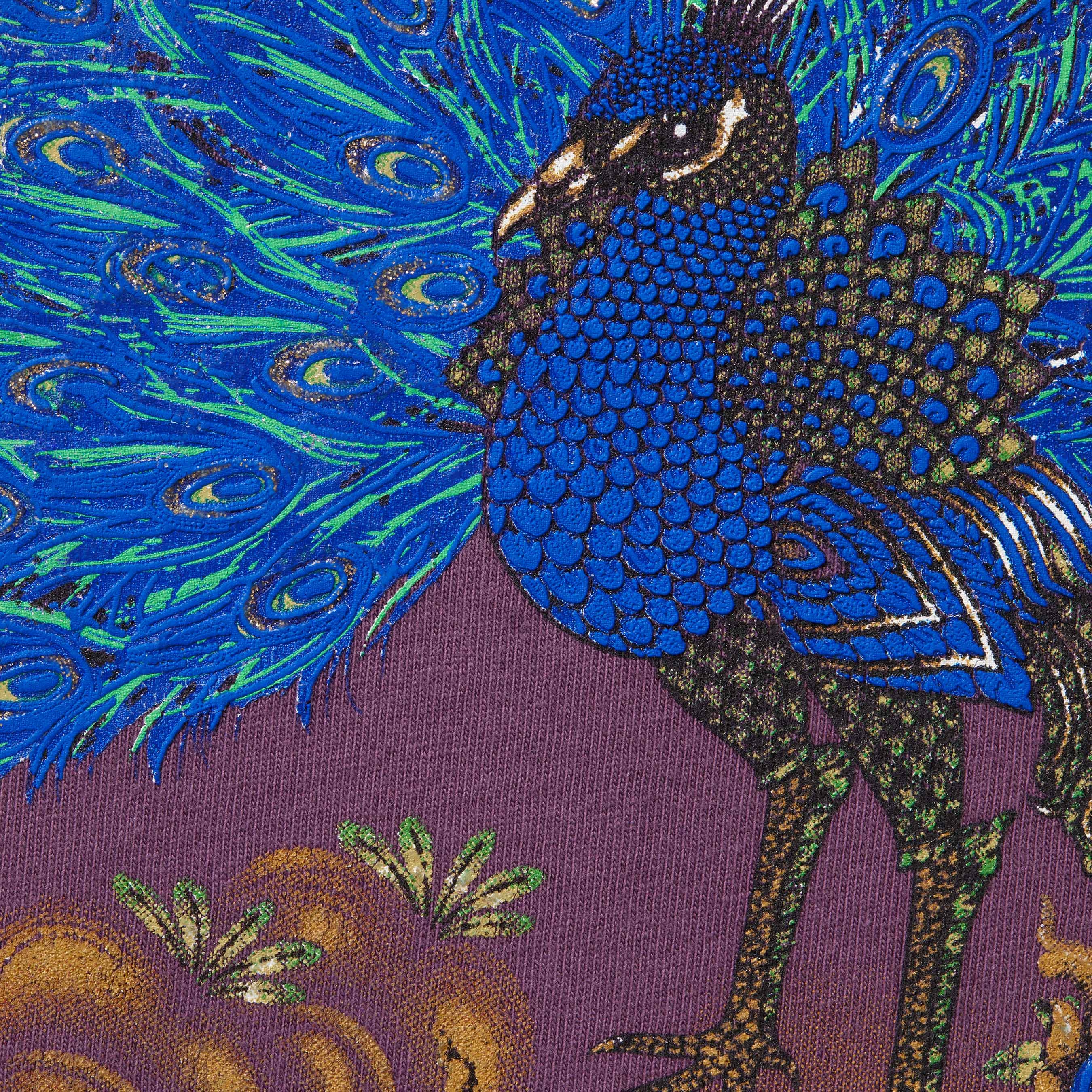 Supreme Peacock S S Top (FW25) - Purple - $88