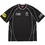 Supreme Piping Soccer Jersey (FW25) - Black