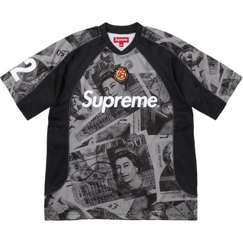 Supreme Pounds Soccer Jersey - Black