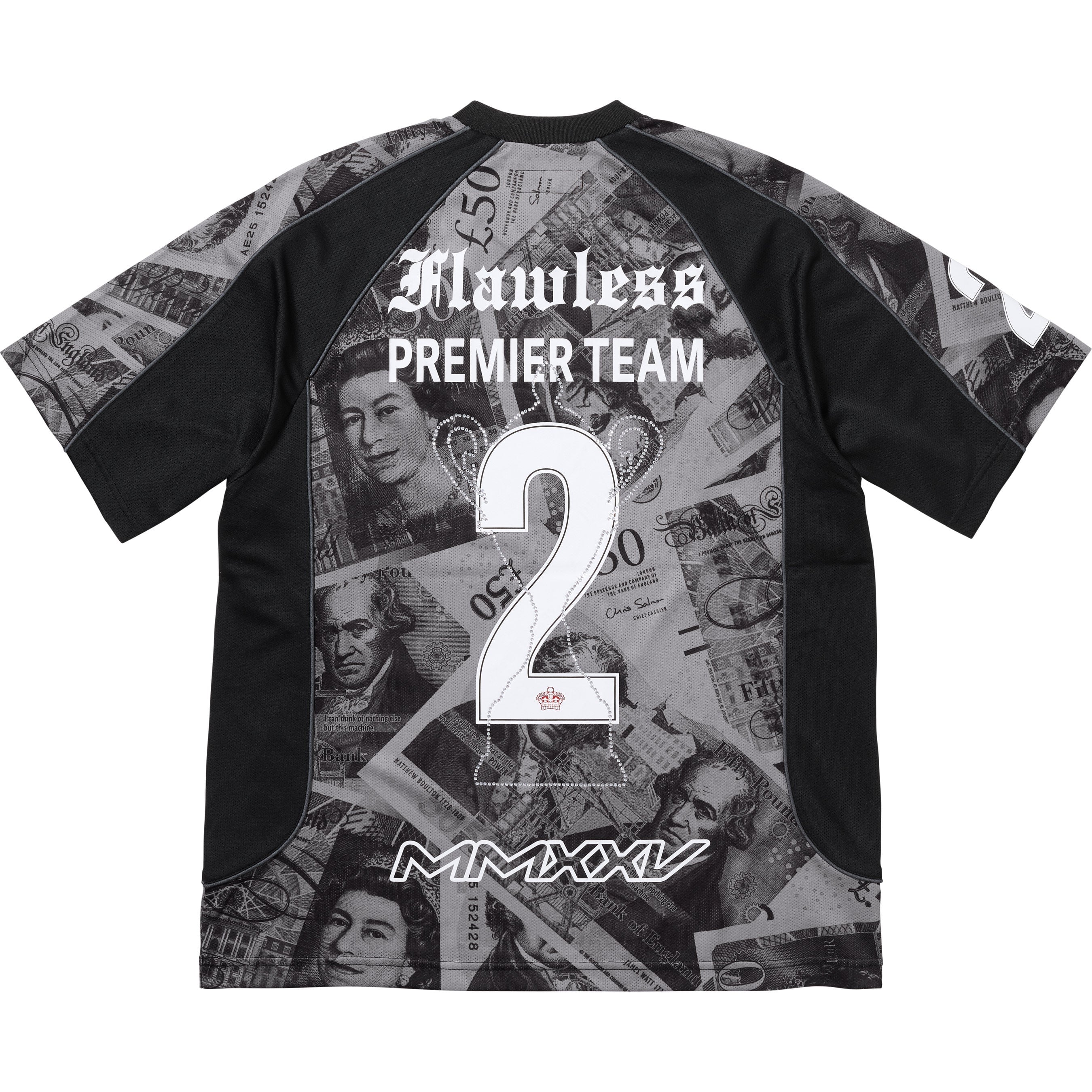Supreme Pounds Soccer Jersey (FW25) - $128