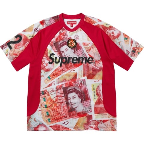 Supreme Pounds Soccer Jersey - Red