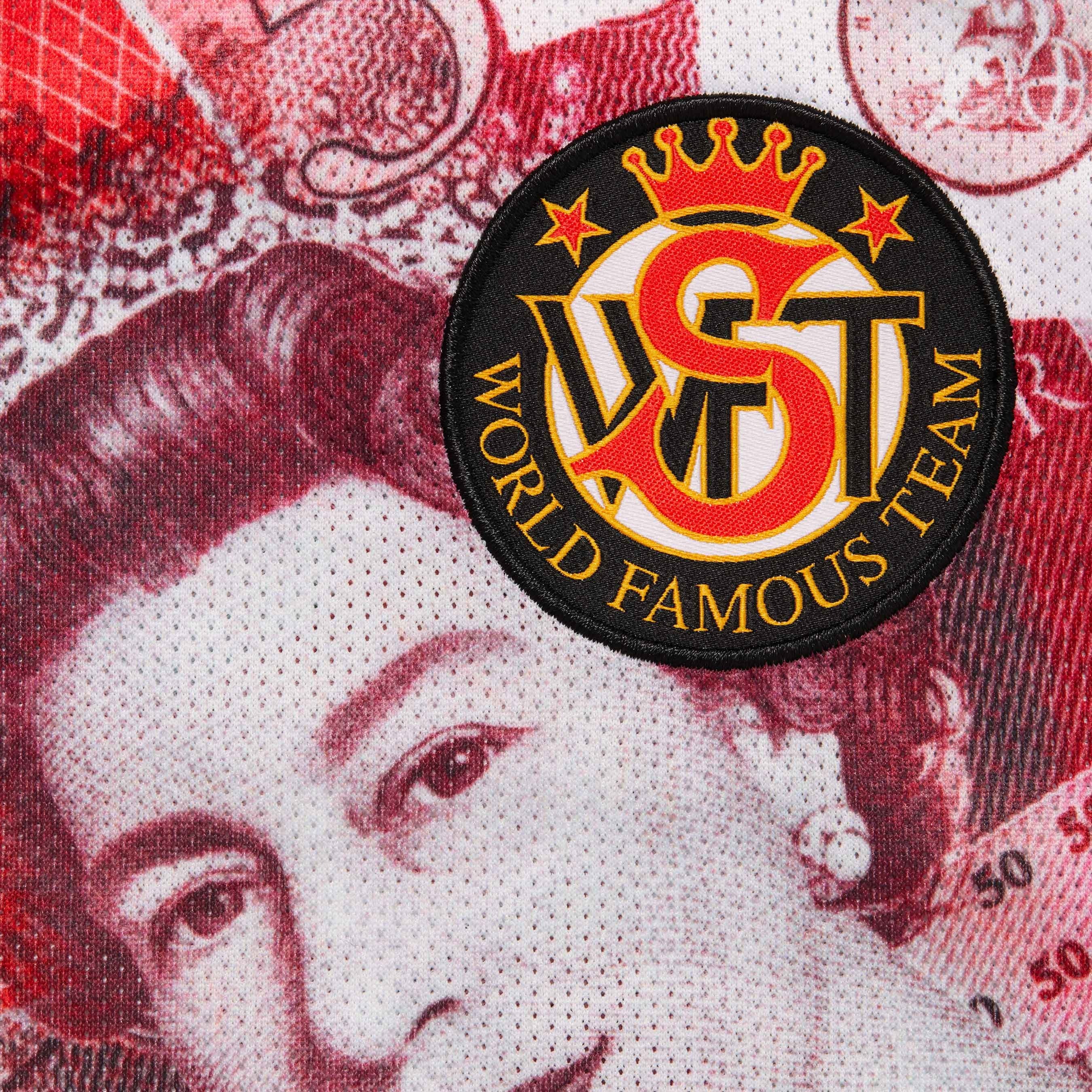 Supreme Pounds Soccer Jersey (FW25) - Red - $128