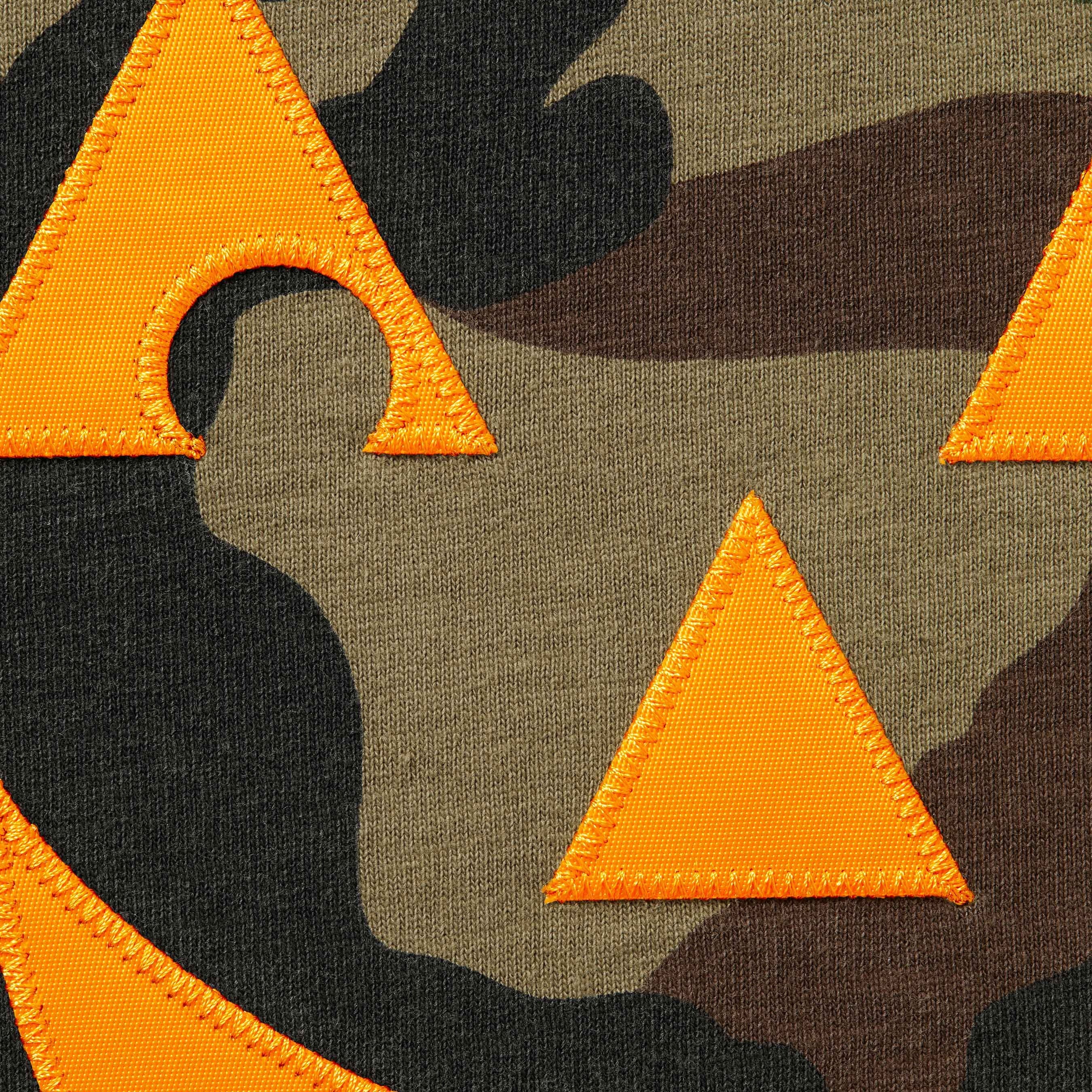 Supreme Pumpkin S S Top (FW25) - Woodland Camo - $88