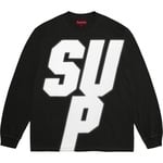Supreme Reflective L S Top (FW25) - Black