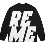 Supreme Reflective L S Top (FW25) - Black