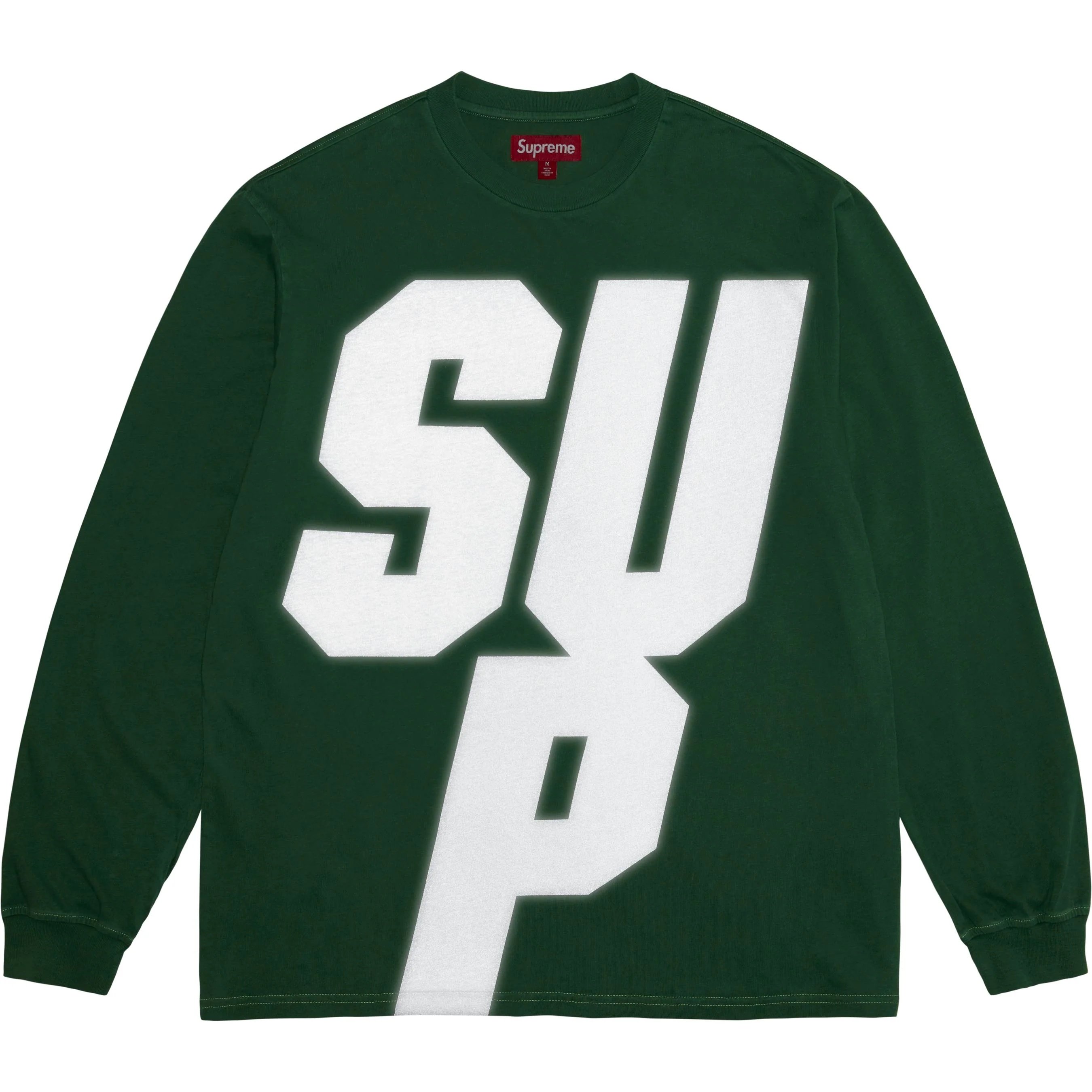Supreme Reflective L S Top (FW25) - Green - $98