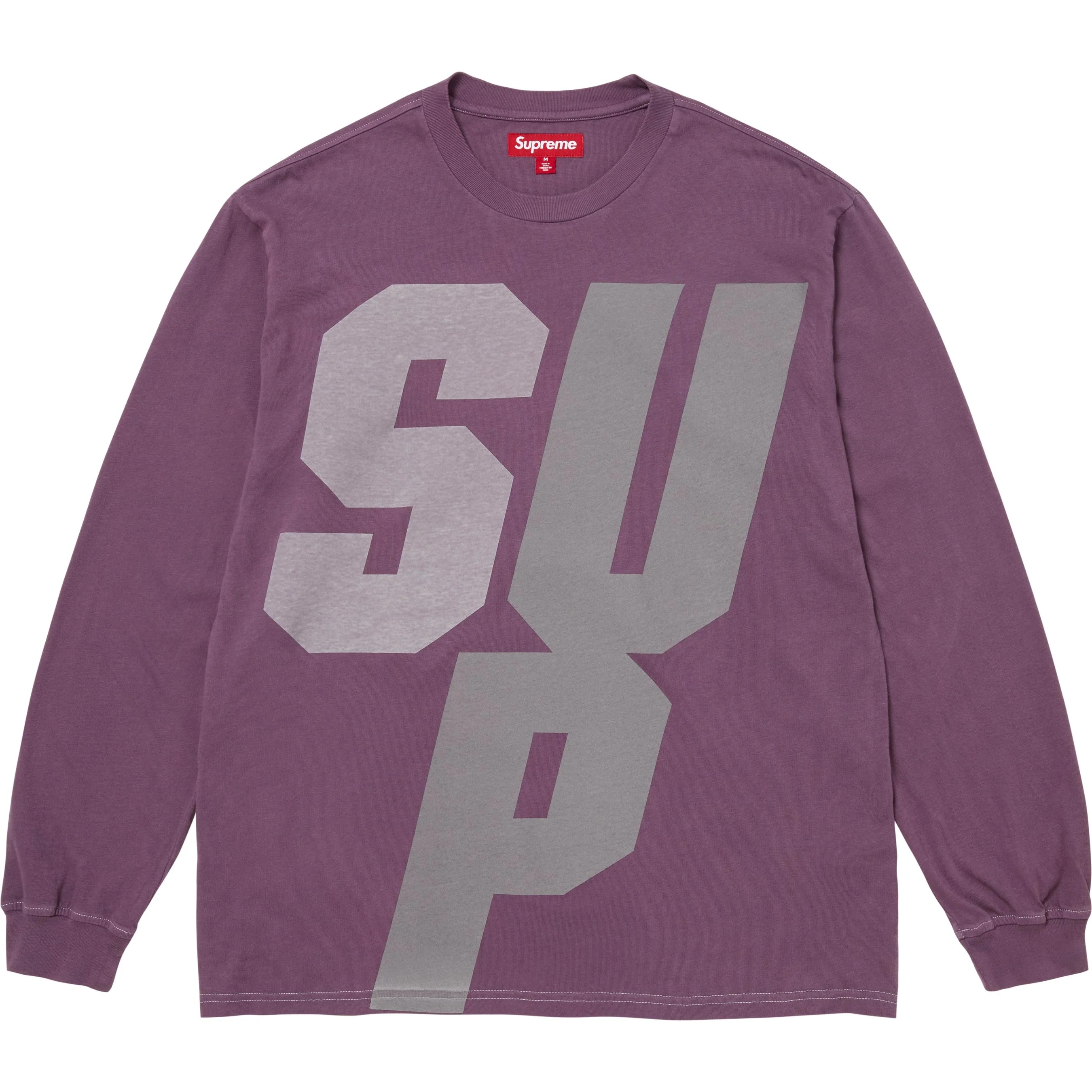 Supreme Reflective L S Top (FW25) - Purple - $98