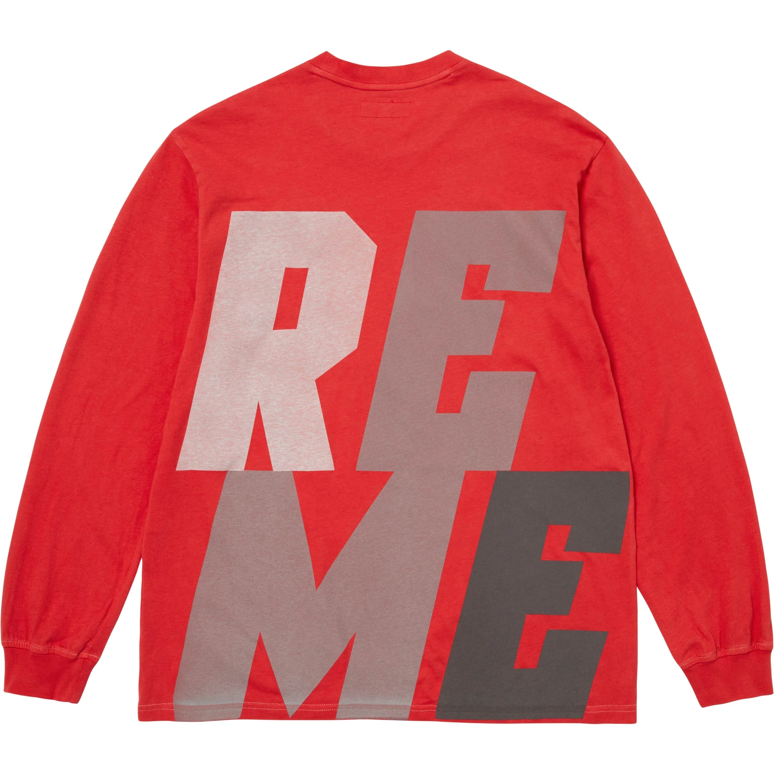 Supreme Reflective L S Top (FW25) - Red - $98