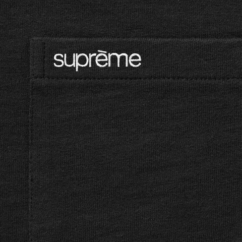 Supreme S/S Pocket Tee - Black