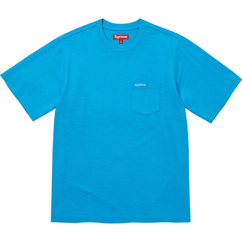 Supreme S/S Pocket Tee - Bright Blue