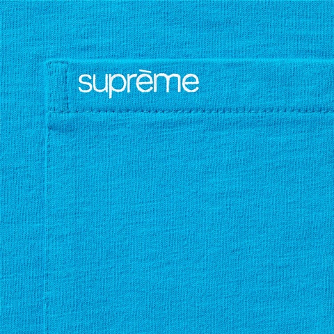 Supreme S/S Pocket Tee - Bright Blue