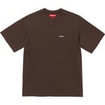 Supreme S S Pocket Tee (FW25) - Dark Brown