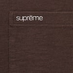 Supreme S S Pocket Tee (FW25) - Dark Brown