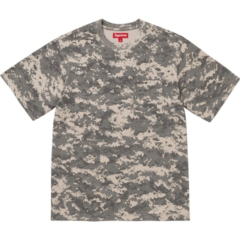 Supreme S/S Pocket Tee - Digi Camo