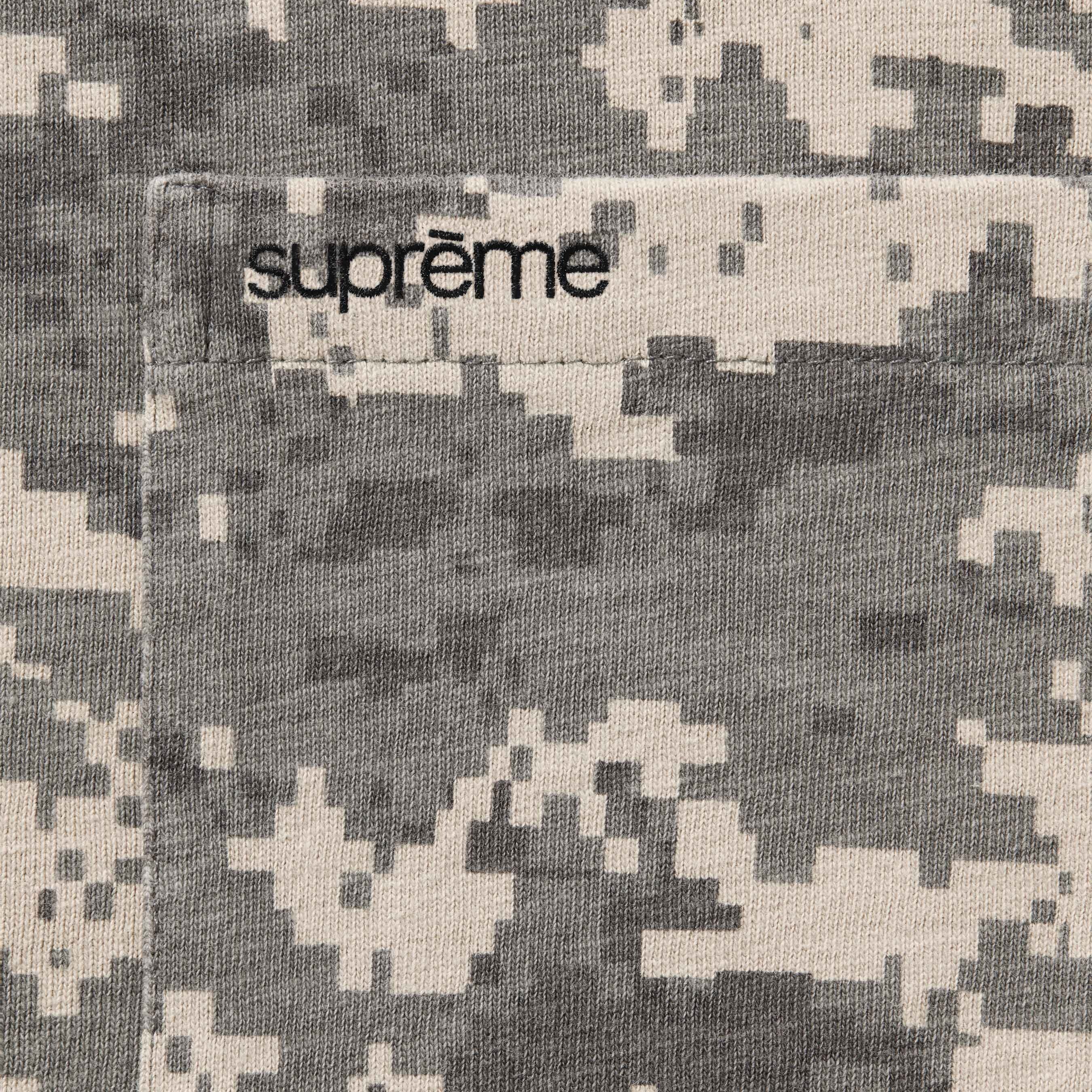 Supreme S S Pocket Tee (FW25) - Digi Camo - $64