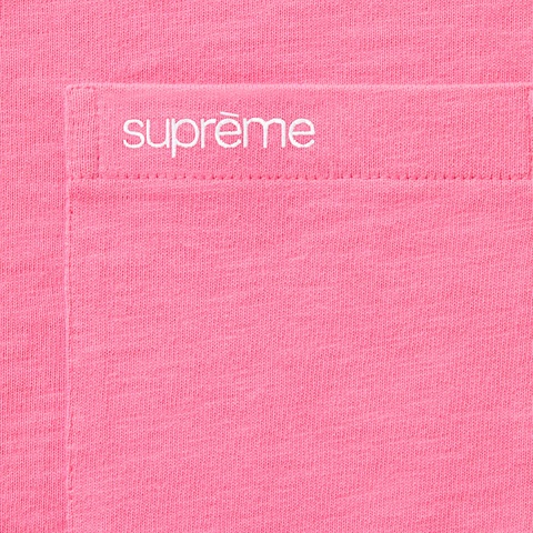 Supreme S/S Pocket Tee - Pink
