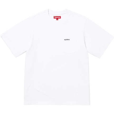 Supreme S/S Pocket Tee - White