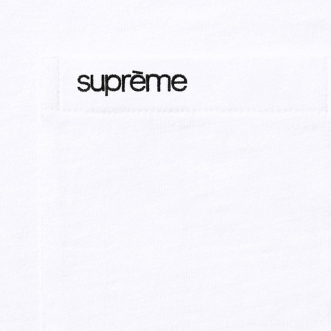 Supreme S/S Pocket Tee - White