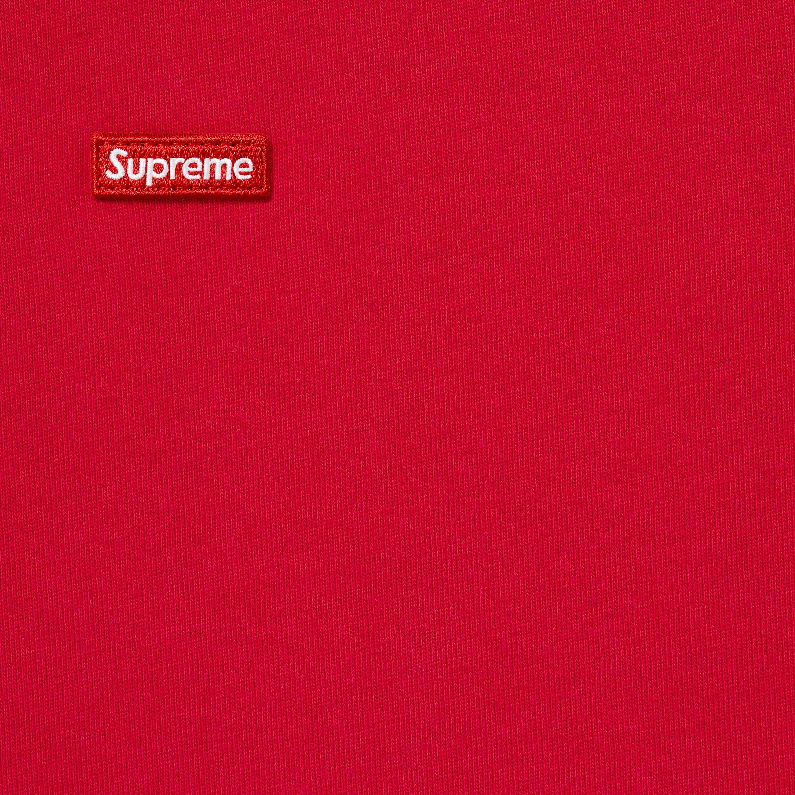 Supreme Small Box L S Tee (FW25) - Dark Red - $68