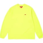 Supreme Small Box L S Tee (FW25) - Fluorescent Yellow
