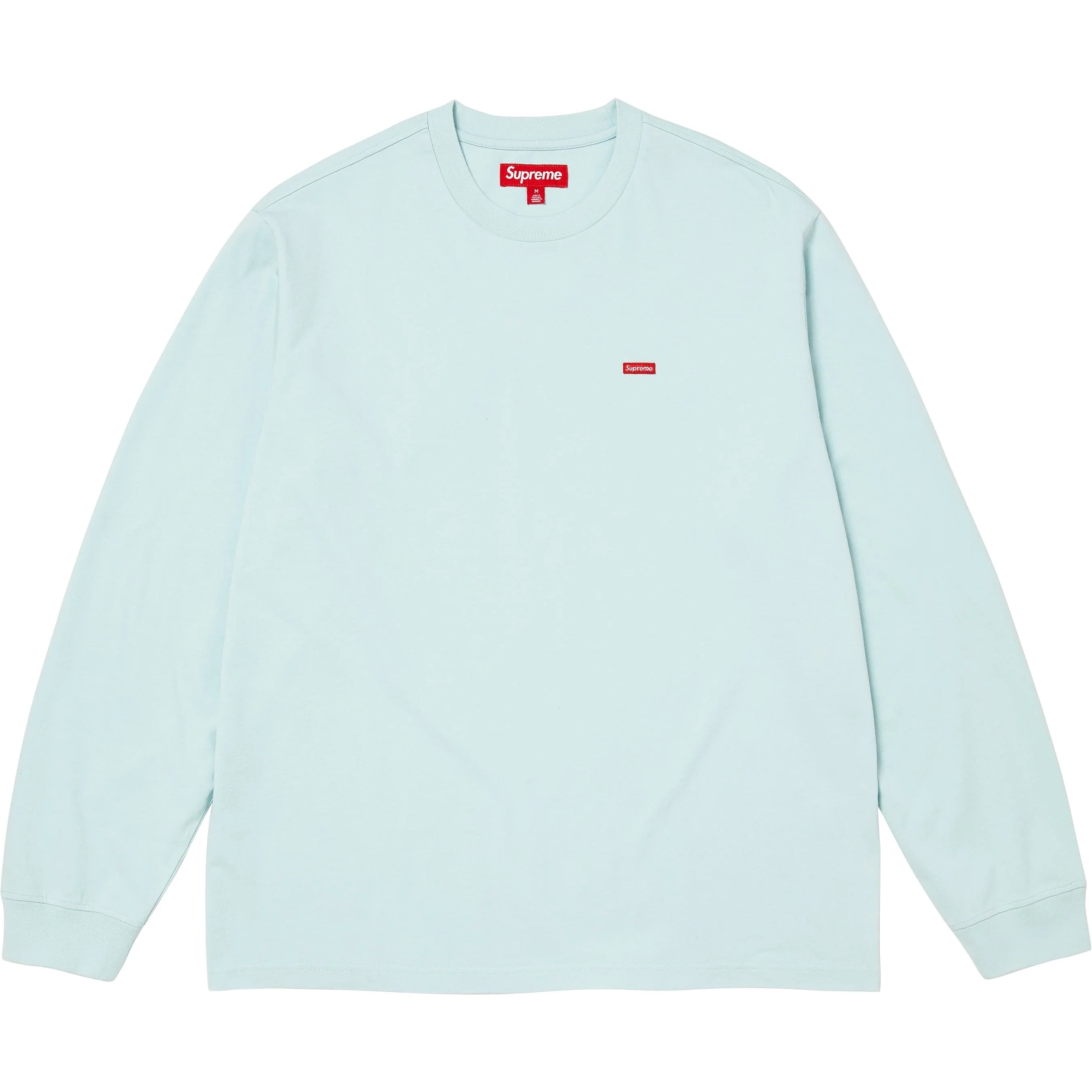Supreme Small Box L S Tee (FW25) - Light Blue - $68