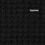 Supreme Small Box Waffle Sweater (FW25) - Black