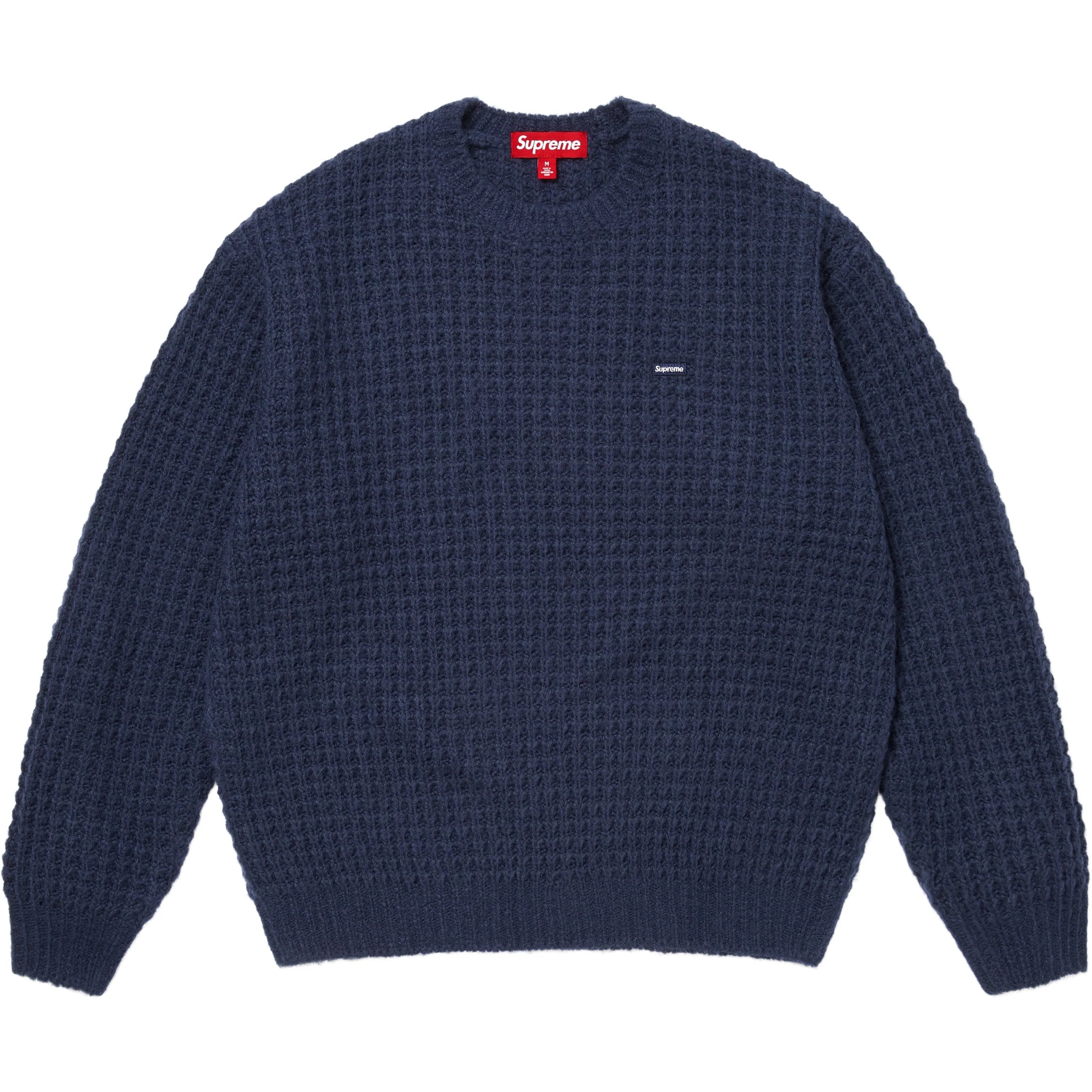 Supreme Waffle Small Box Sweater L ニット Supreme Waffle Small Box Sweater (FW24) - $148