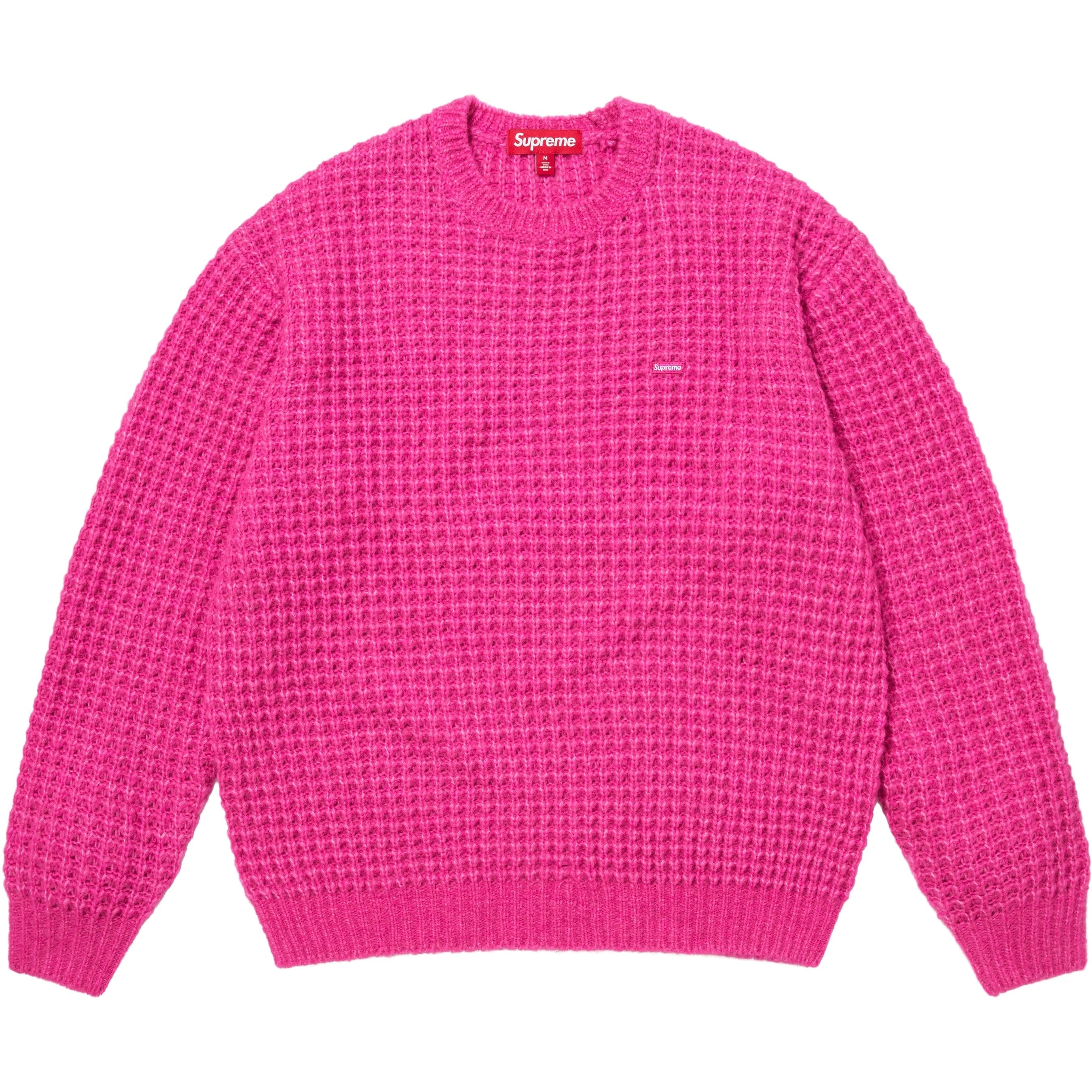 Supreme Small Box Waffle Sweater (FW25) - $148