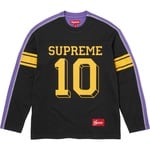 Supreme Split L S Football Top (FW25) - Black