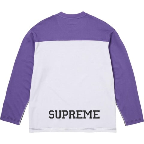 シャツ supreme week8 Split S/S Football Top L Supreme Split L/S Football Top Grey Men's - FW25 - US