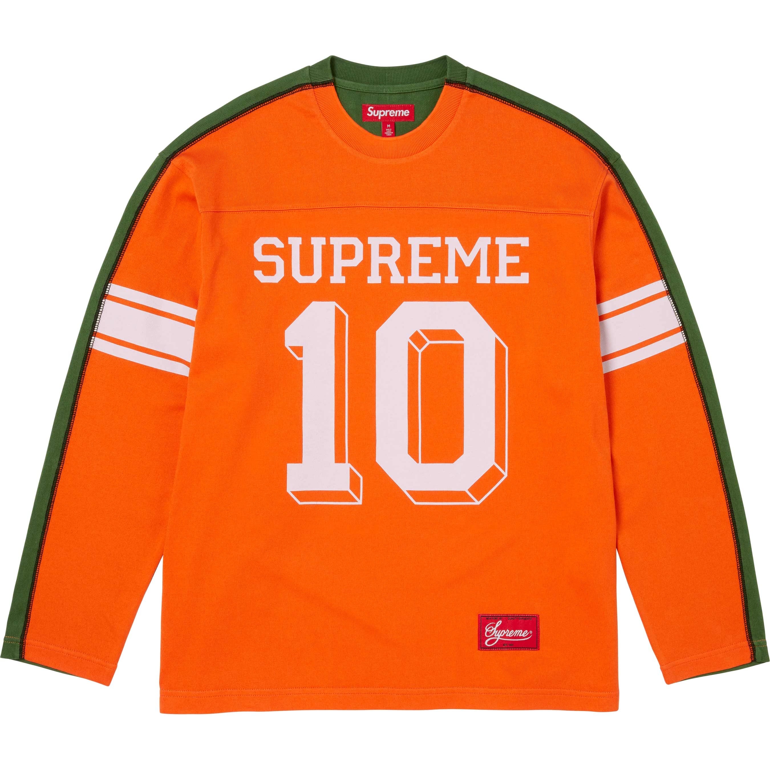 Supreme Split L S Football Top (FW25) - $110