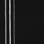 Supreme Stripe Zip Up Polo Sweater (FW25) - Black