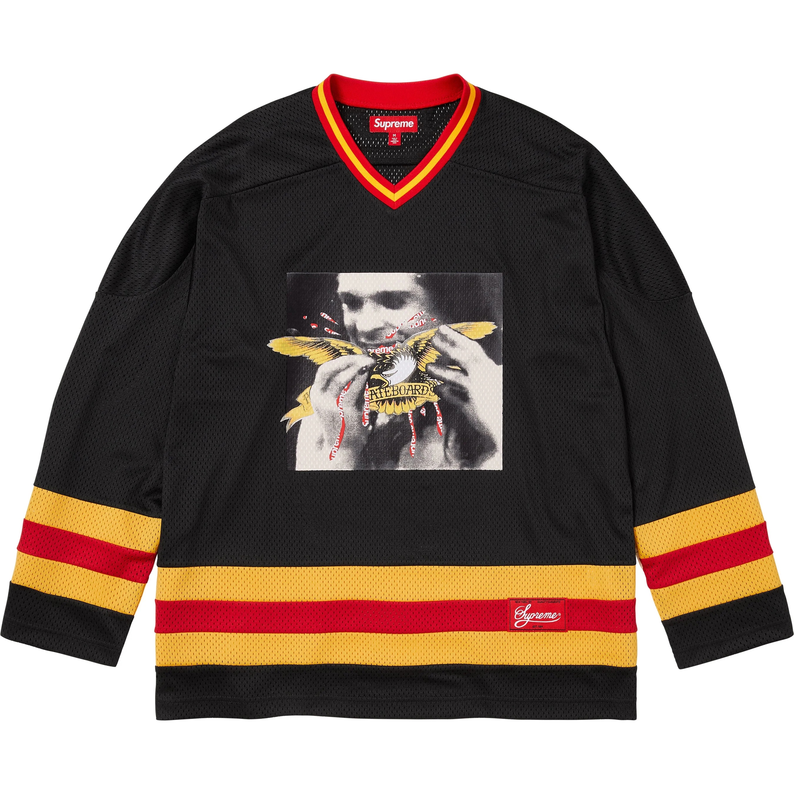Supreme Supreme ANTIHERO Ozzy Hockey Jersey (FW25) - Black - $168