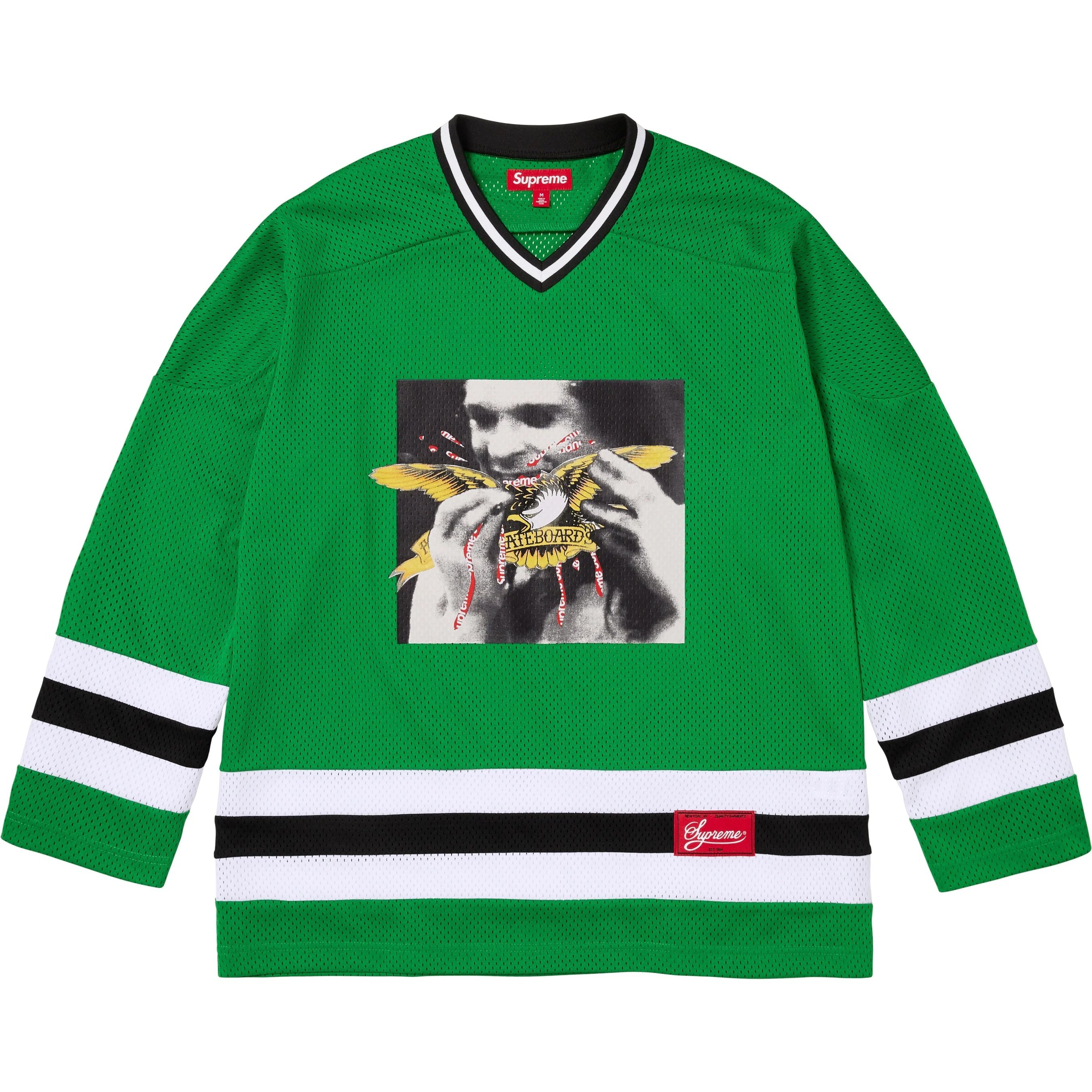 Supreme Supreme ANTIHERO Ozzy Hockey Jersey (FW25) - Green - $168