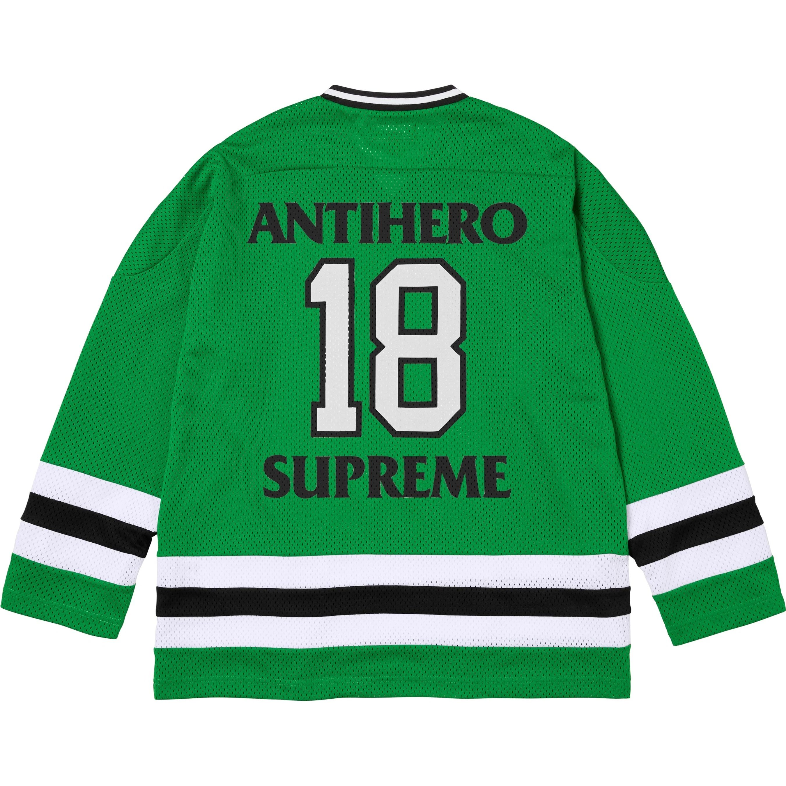 Supreme Supreme ANTIHERO Ozzy Hockey Jersey (FW25) - Green - $168