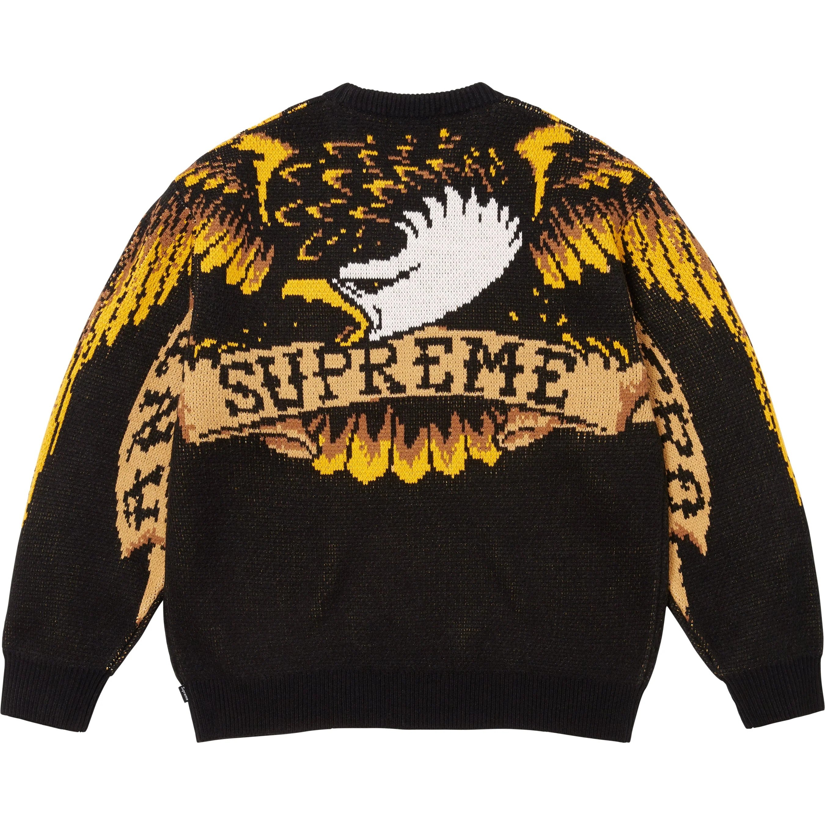 Supreme Supreme ANTIHERO Sweater (FW25) - Black - $188