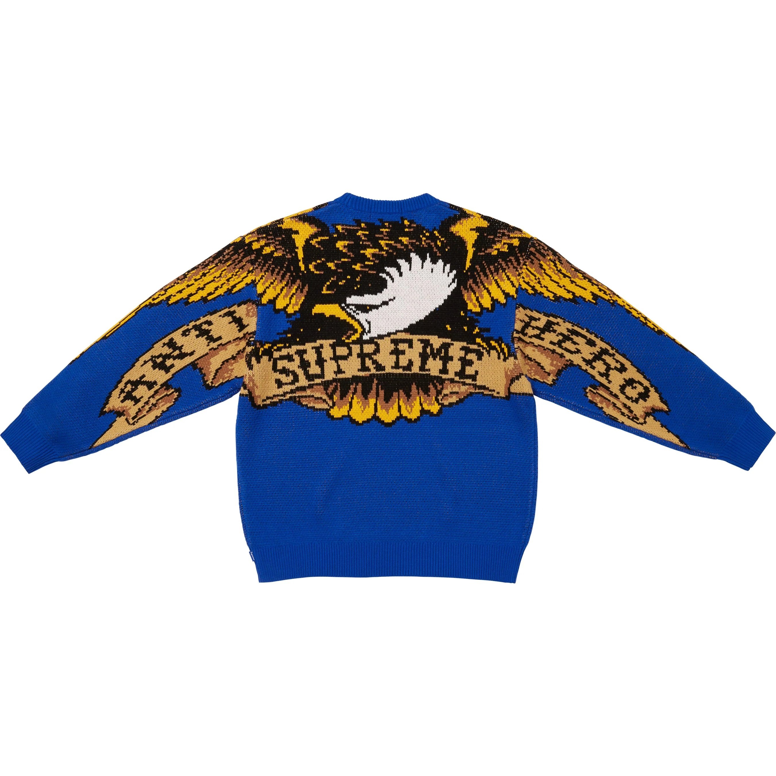 Supreme Supreme ANTIHERO Sweater (FW25) - Royal - $188