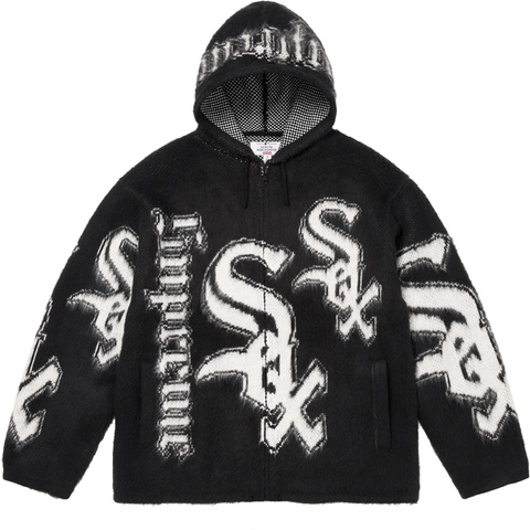 Supreme®/Chicago White Sox™ Zip Up Hooded Sweater - Supreme