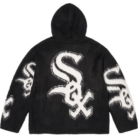 Supreme Supreme®/Chicago White Sox™ Zip Up Hooded Sweater - Black