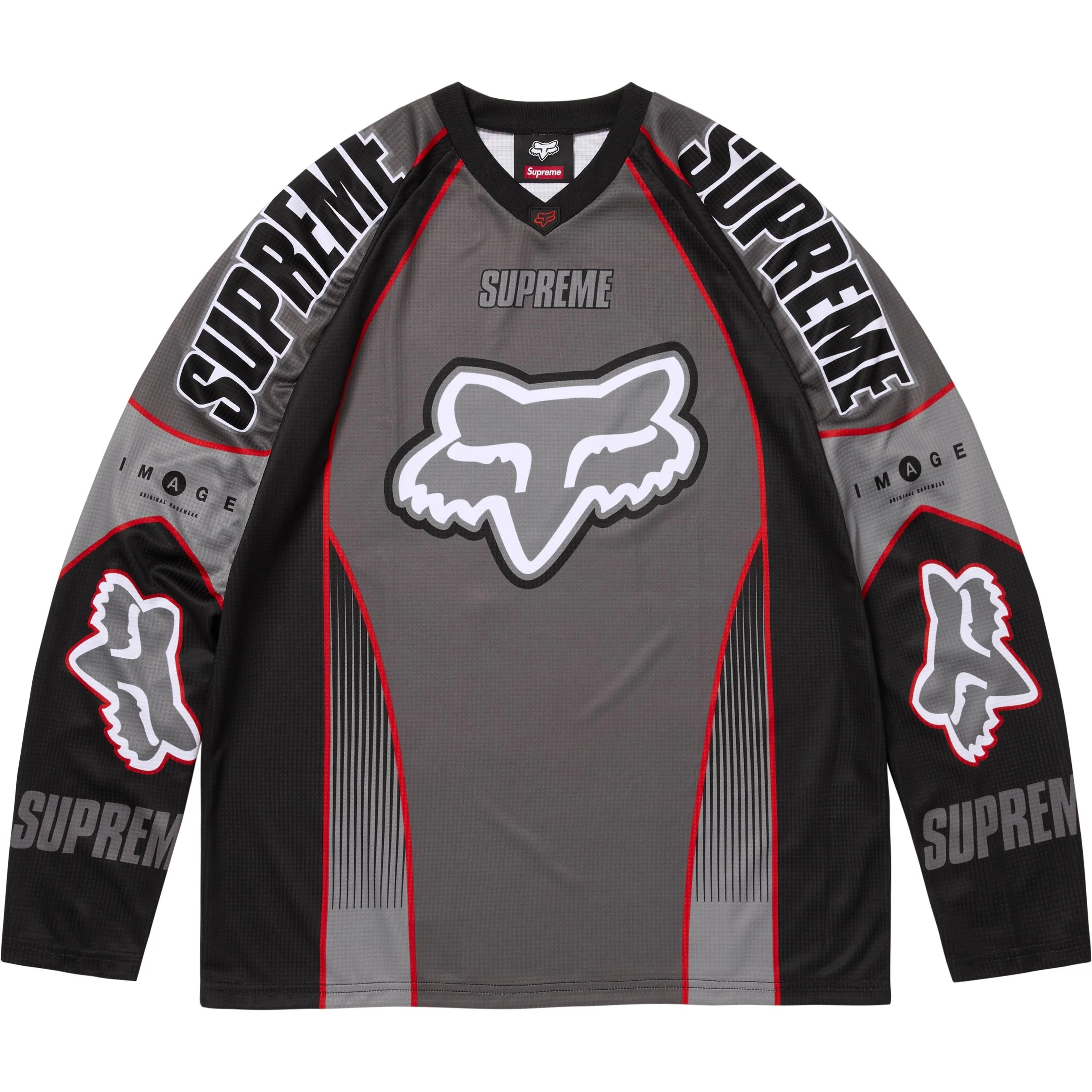 Supreme Supreme Fox Racing DMX Jersey (FW25) - Black - $168