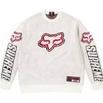 Supreme Supreme Fox Racing Sweater (FW25) - White