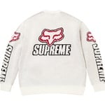 Supreme Supreme Fox Racing Sweater (FW25) - White