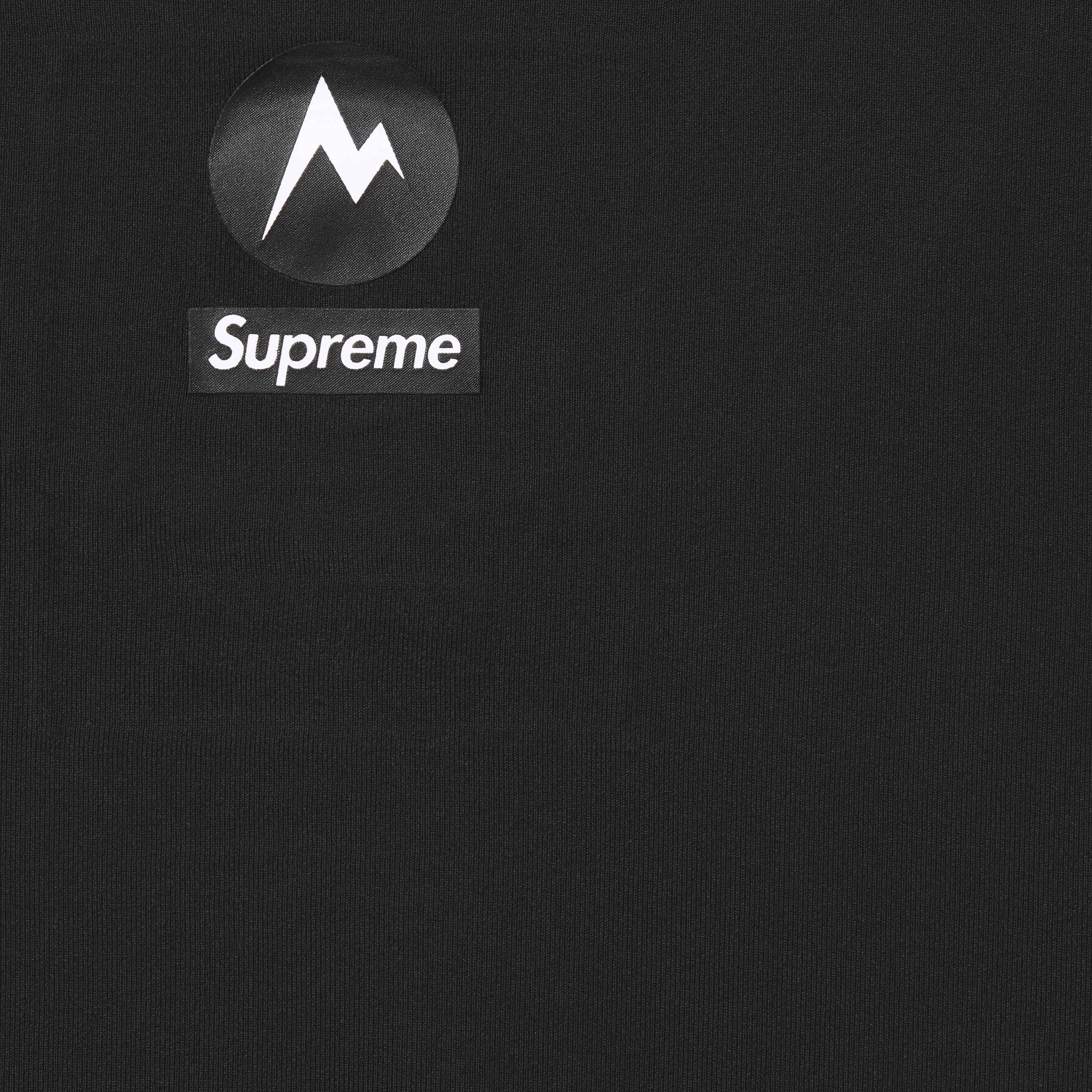 Supreme Supreme Marmot Base Layer L S Top (FW25) - Black - $98