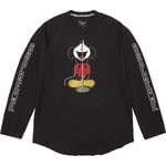 Supreme Supreme Number (N)ine Mickey Mouse Raglan L S Top (FW25) - Black