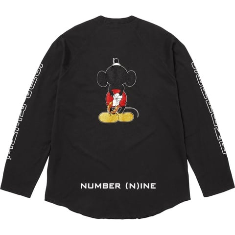 Supreme®/Number (N)ine®/Mickey Mouse Raglan L/S Top - Supreme