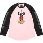Supreme Supreme Number (N)ine Mickey Mouse Raglan L S Top (FW25) - Pink